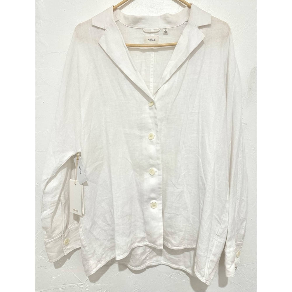 Wilfred White Linen Shirt